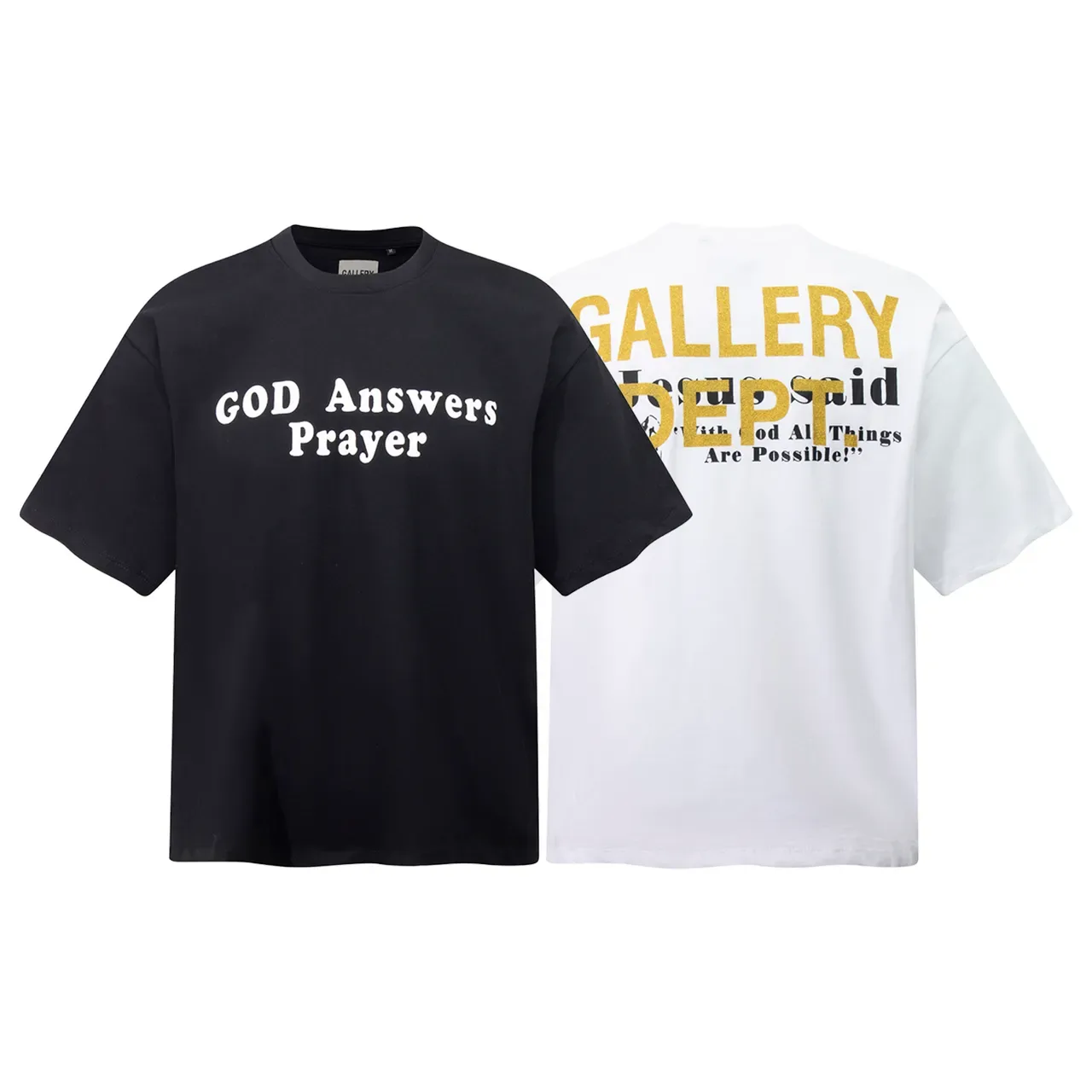 تيشيرت جرافيك أوفرسايز Gallery Dept GOD Answers Prayer 3