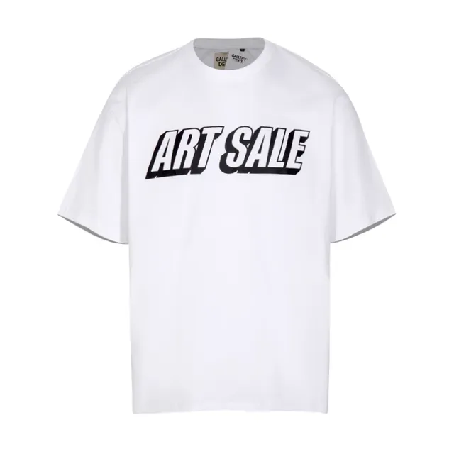 T-shirt coupe ample à imprimé graphique Art Sale 5