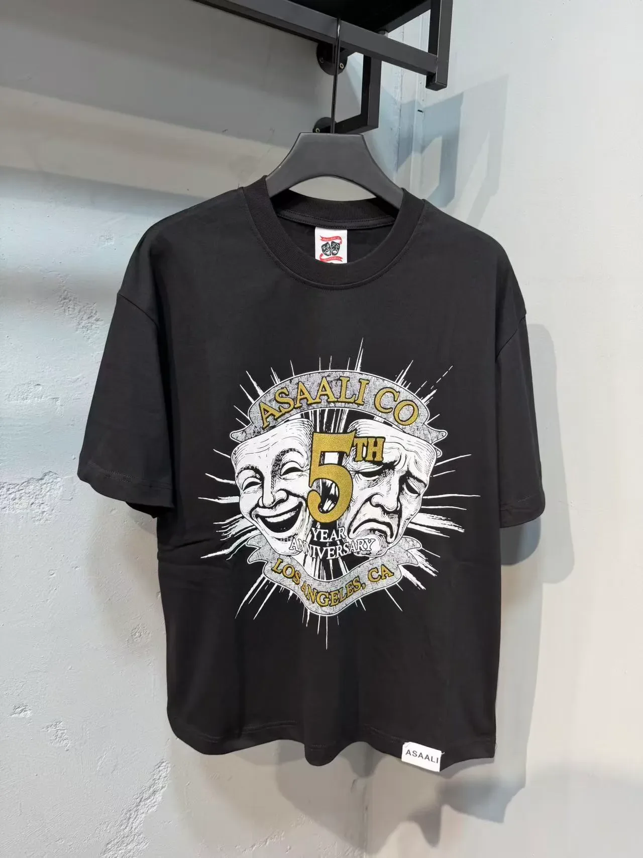 ASAALI 5th Anniversary Comedy Tragedy Graphic T-Shirt 2