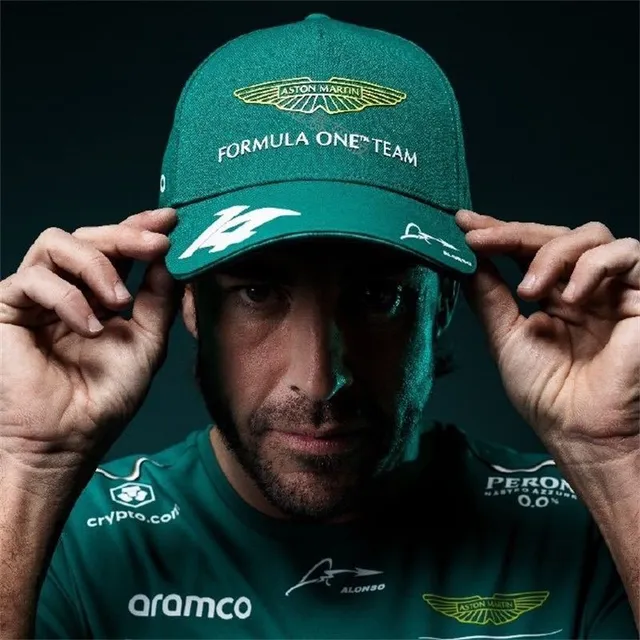 Aston Martin Formula One Team gorra de béisbol bordada verde 12