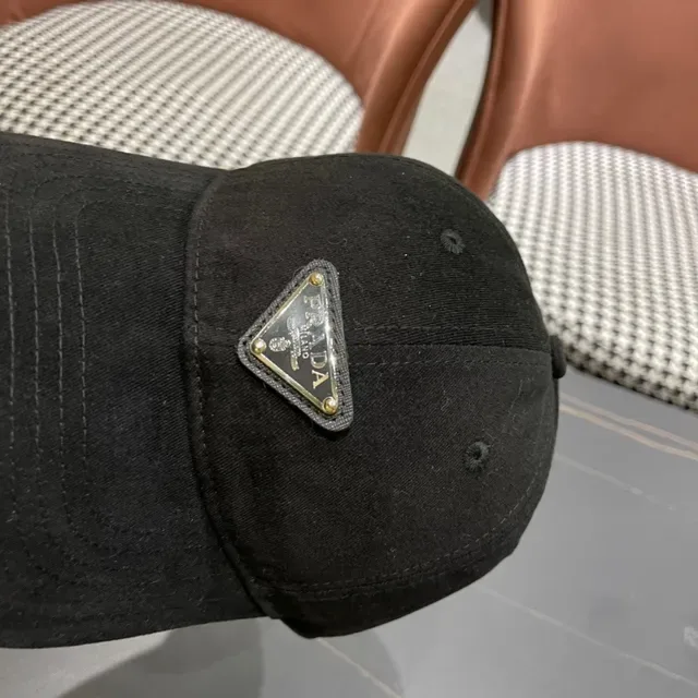 Black Adjustable Strap Baseball Cap 7