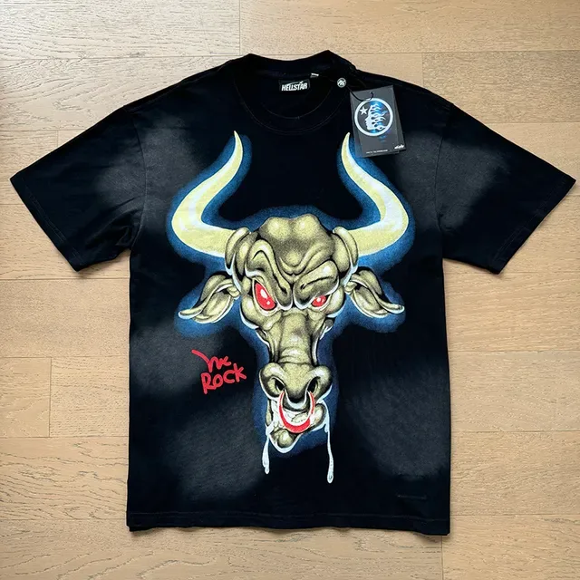 T-shirt noir WWE WrestleMania Bull et Rocky à impression graphique recto-verso 8