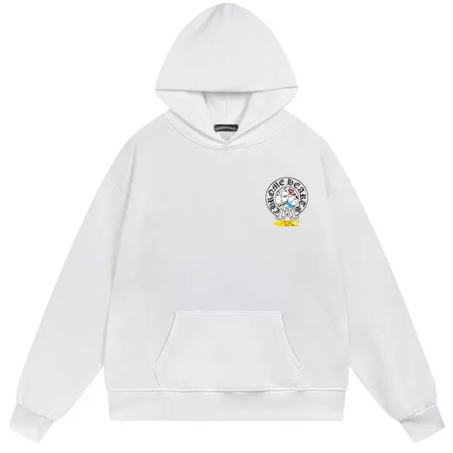 Black Oversized Graphic-Print Hoodie 2