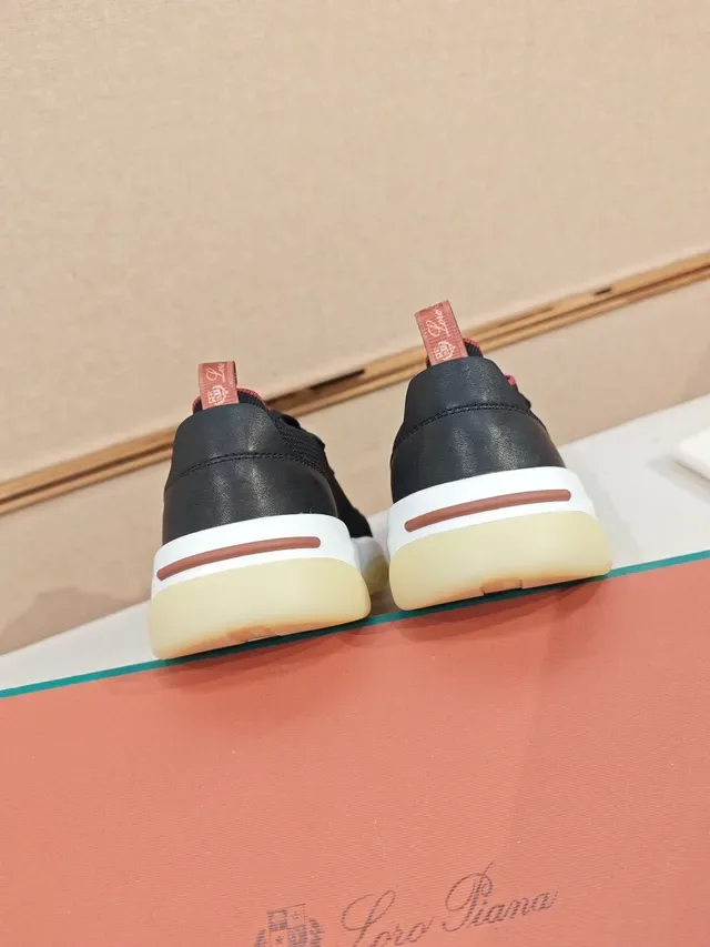 Sneakers noires et rouges avec upper en mesh et synthétique layered, midsole blanc/jaune 4