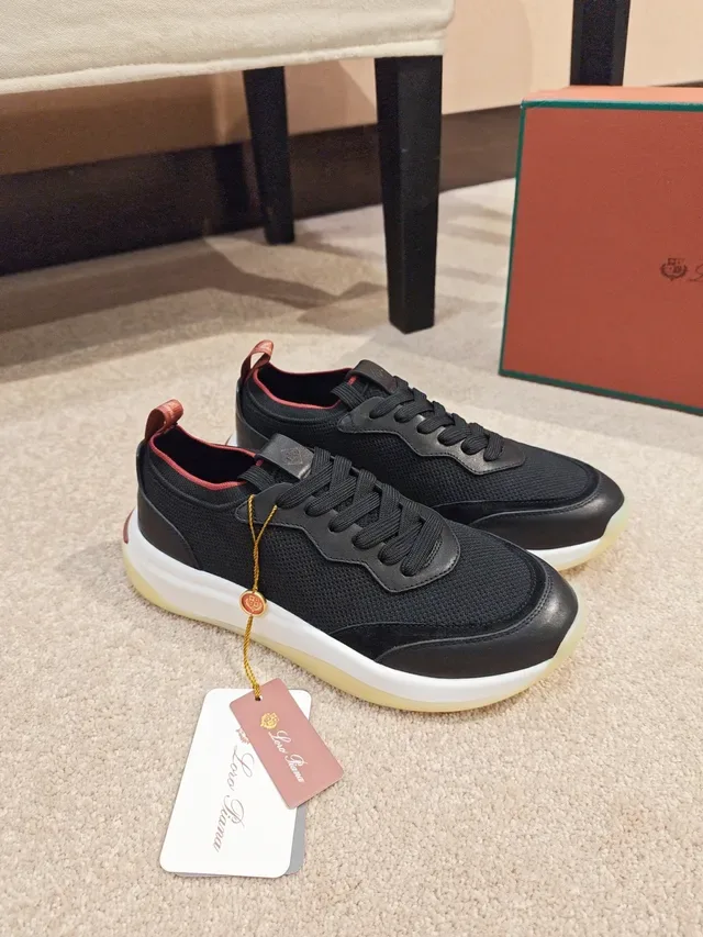 Sneakers noires et rouges avec upper en mesh et synthétique layered, midsole blanc/jaune 5