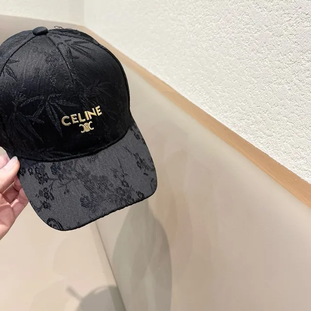 Casquette de baseball structurée en tissu texturé noir 2