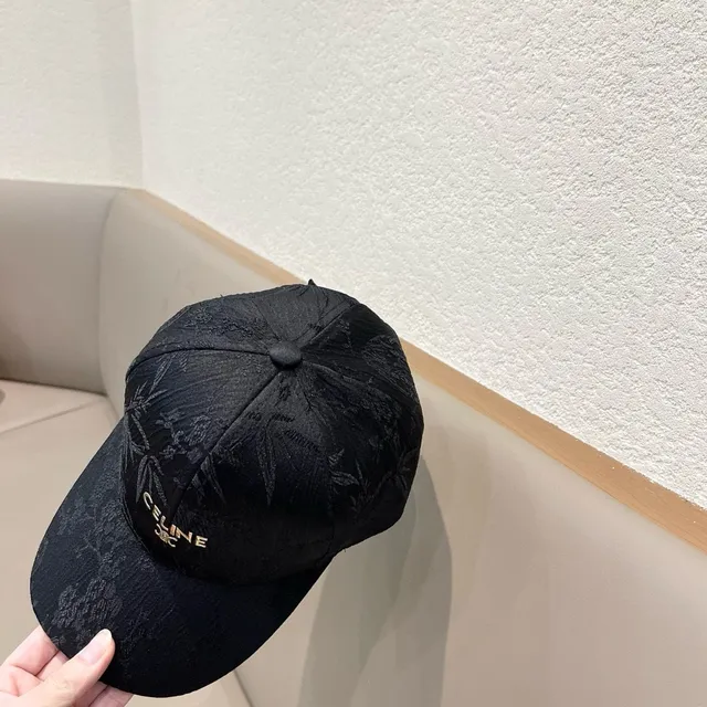 Casquette de baseball structurée en tissu texturé noir 7
