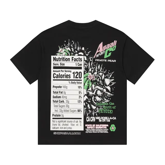 T-shirt oversize bleu et noir à imprimé graphique 4