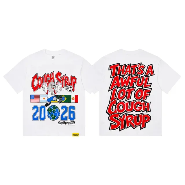 Cough Syrup USA 2026 Graphic Print Oversized T-Shirt 3