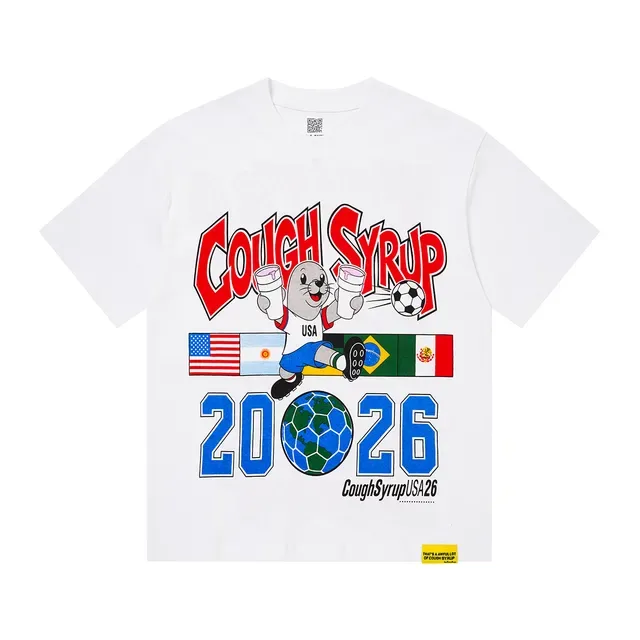 Cough Syrup USA 2026 Graphic Print Oversized T-Shirt 4