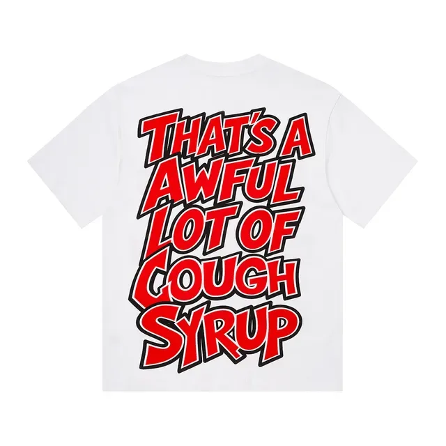 Cough Syrup USA 2026 Graphic Print Oversized T-Shirt 5
