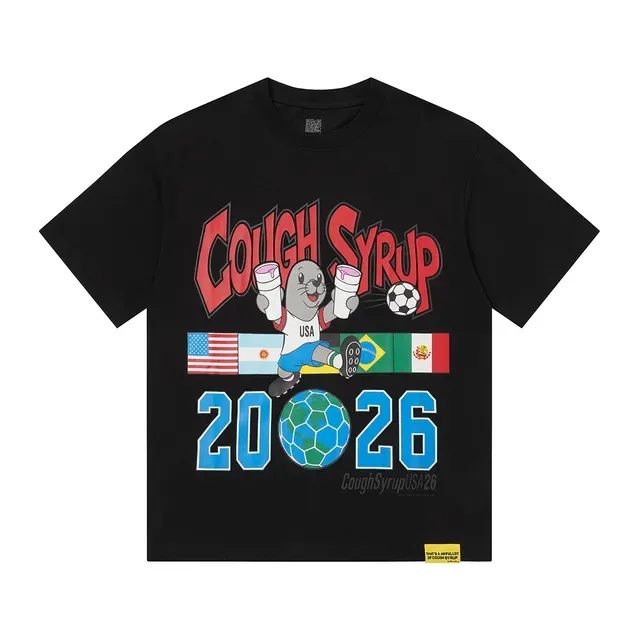 Cough Syrup USA 2026 Graphic Print Oversized T-Shirt 6