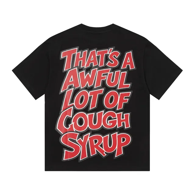 Cough Syrup USA 2026 Graphic Print Oversized T-Shirt 7