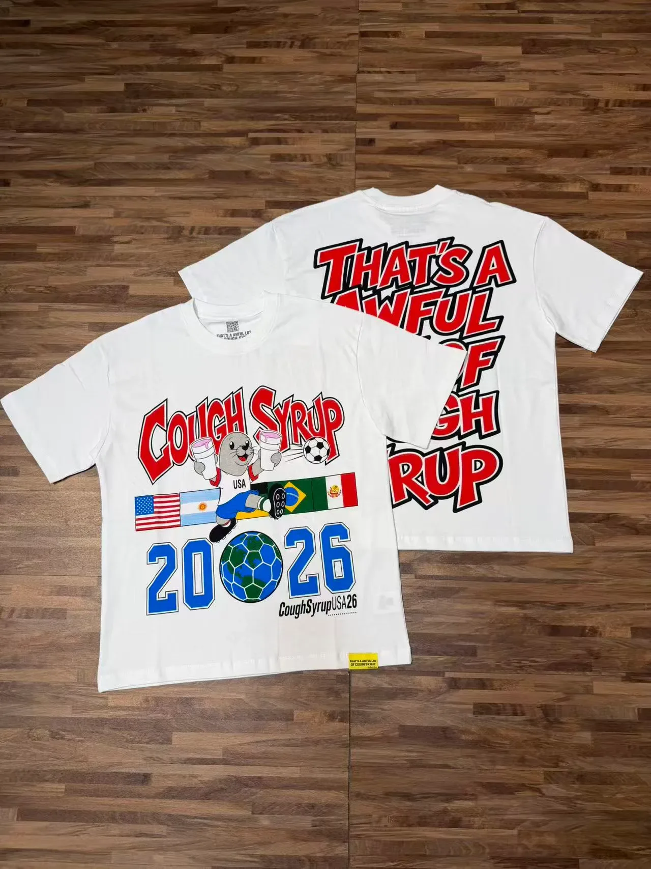 Cough Syrup USA 2026 Graphic Print Oversized T-Shirt 9