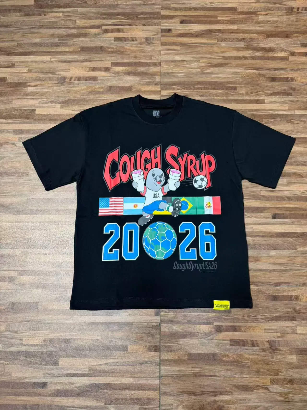 Cough Syrup USA 2026 Graphic Print Oversized T-Shirt 13