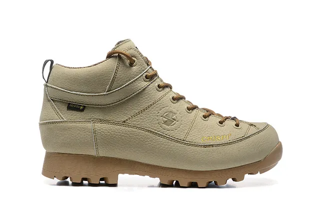 CRISPI 米色和黑色 GORE-TEX 徒步靴 6