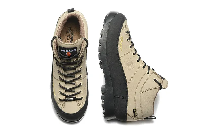 CRISPI 米色和黑色 GORE-TEX 徒步靴 22