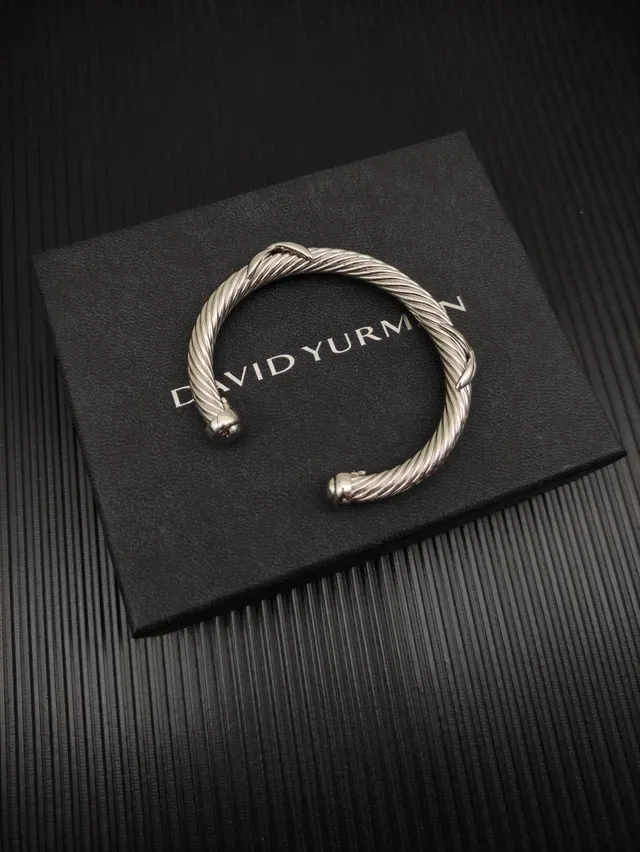 David Yurman Cable Classics Twisted Silver Cuff Bracelet 5