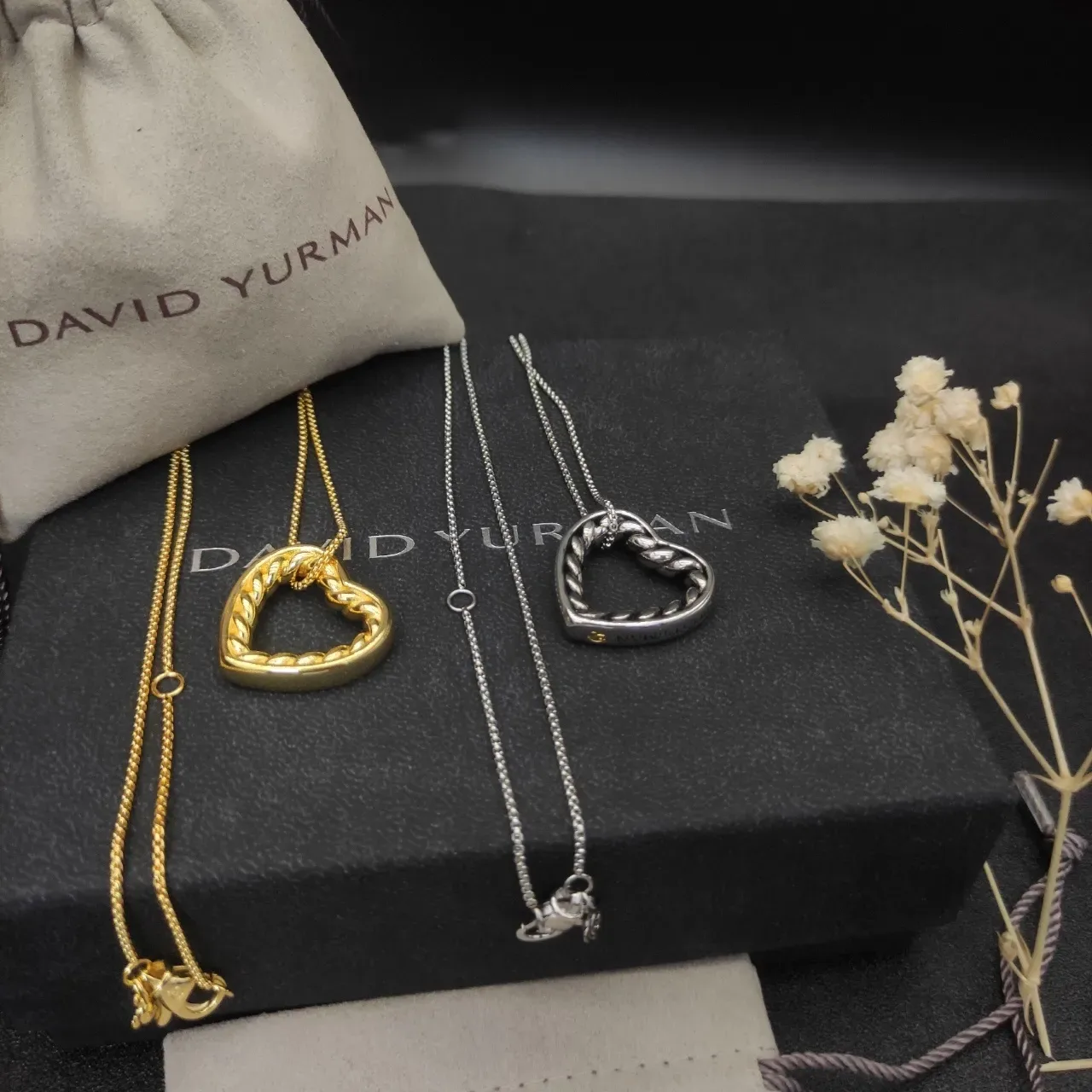 David Yurman Cable Collectibles Heart Pendant Necklace 7