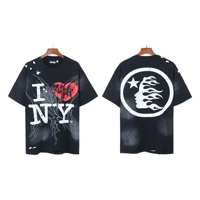 Distressed Graphic Print Oversized T-Shirt 4