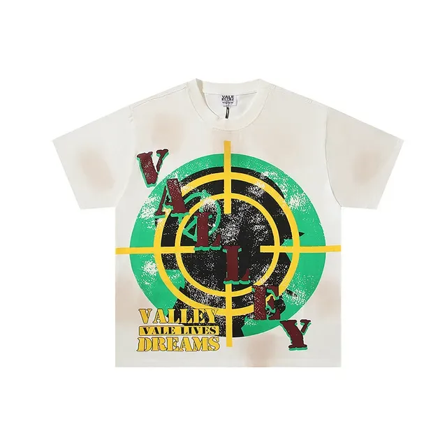 Distressed Target Graphic Print Oversized T-Shirt 3