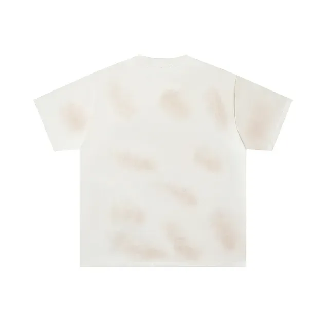 Distressed Target Graphic Print Oversized T-Shirt 4