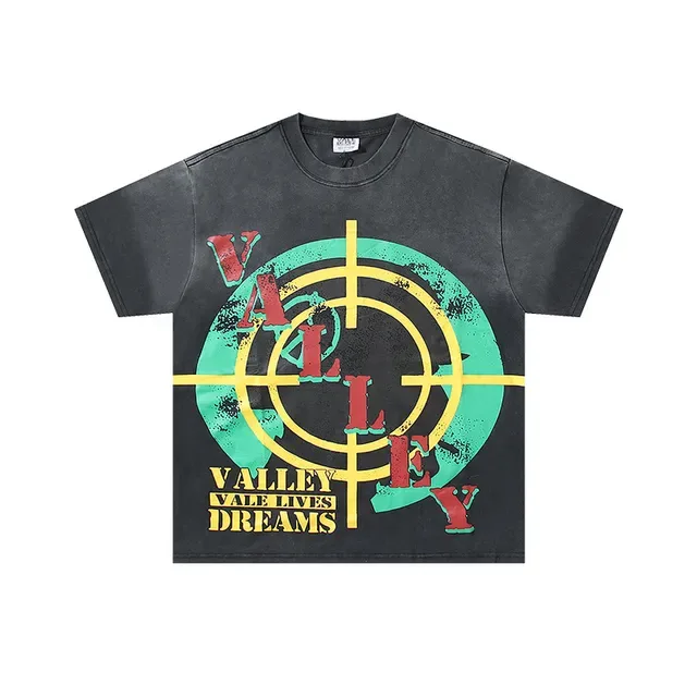 Distressed Target Graphic Print Oversized T-Shirt 6
