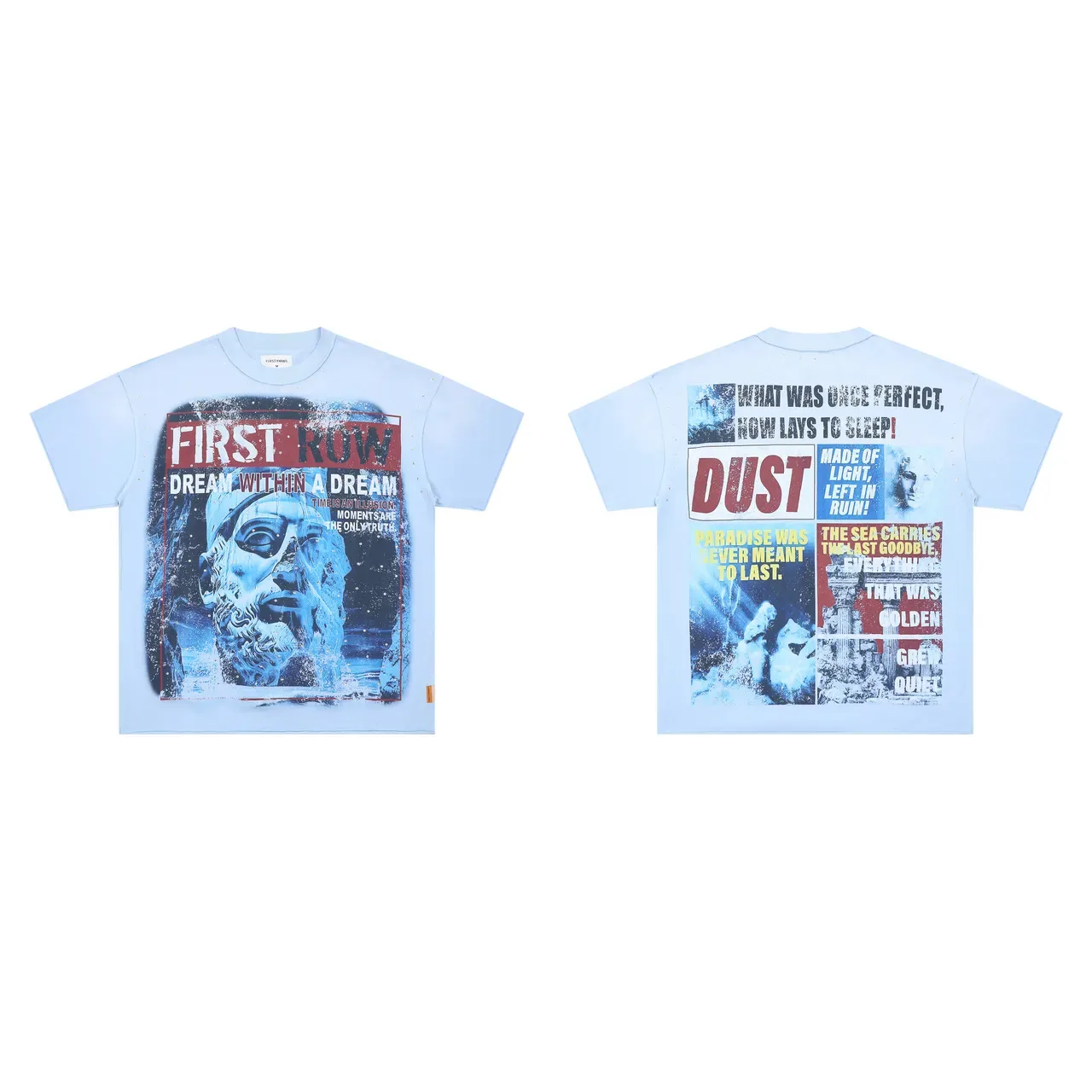 FIRST ROW Dream Within a Dream Graphic Studded T-Shirt 2