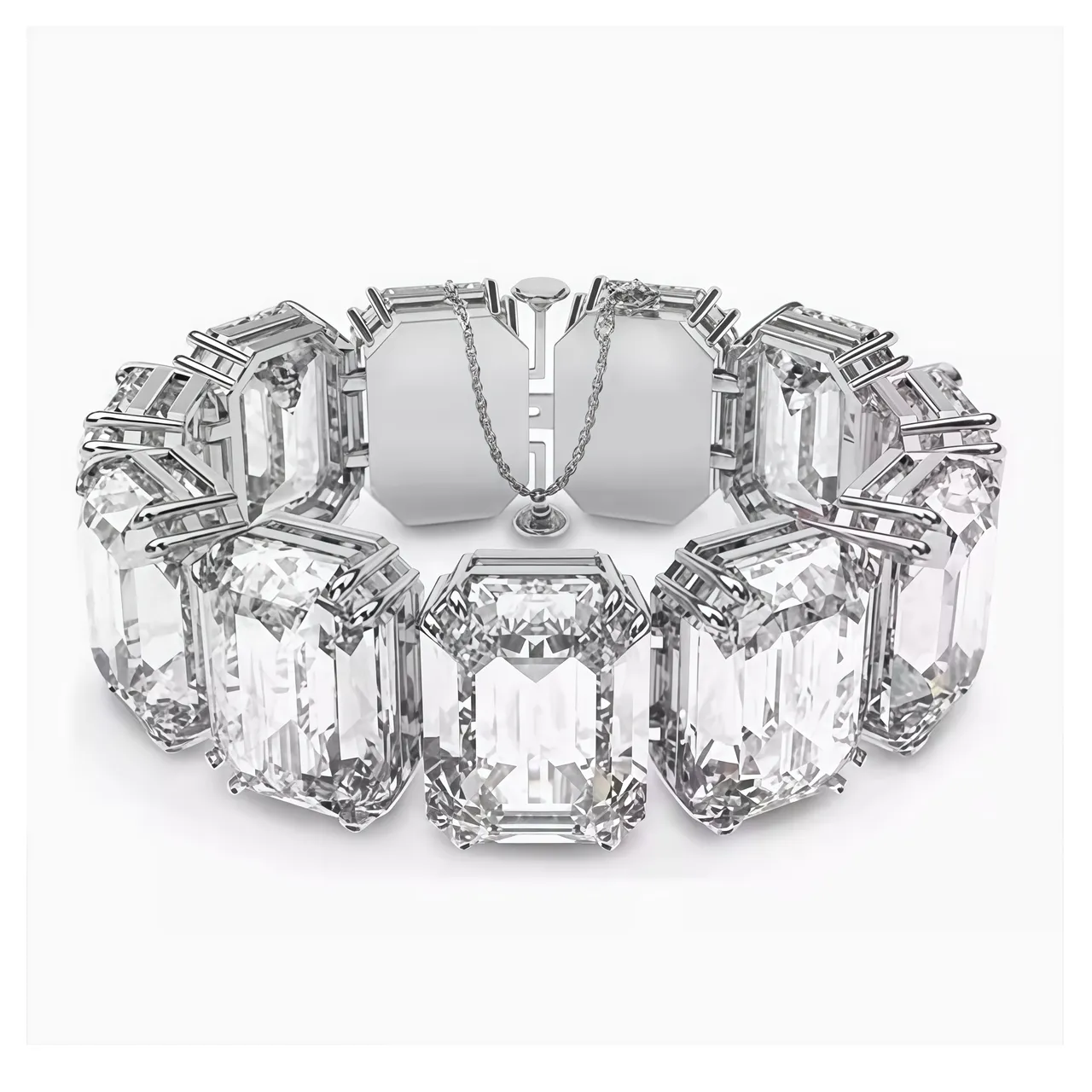 Gold-Tone Cushion-Cut Citrine Statement Necklace 8