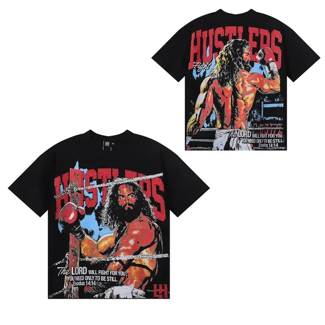 Graphic-Print Oversized Box-Cut T-Shirt 8