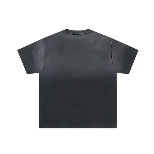 Graphic Print Oversized Distressed T-Shirt 4
