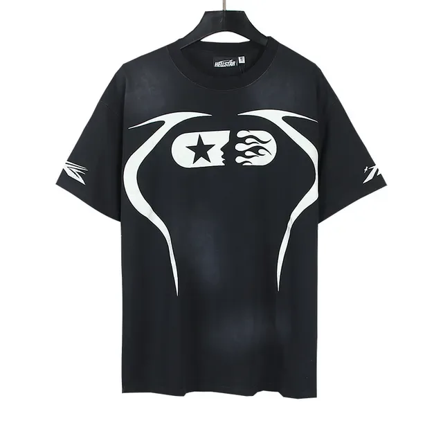 Graphic Print Symmetrical Abstract Design T-Shirt 18