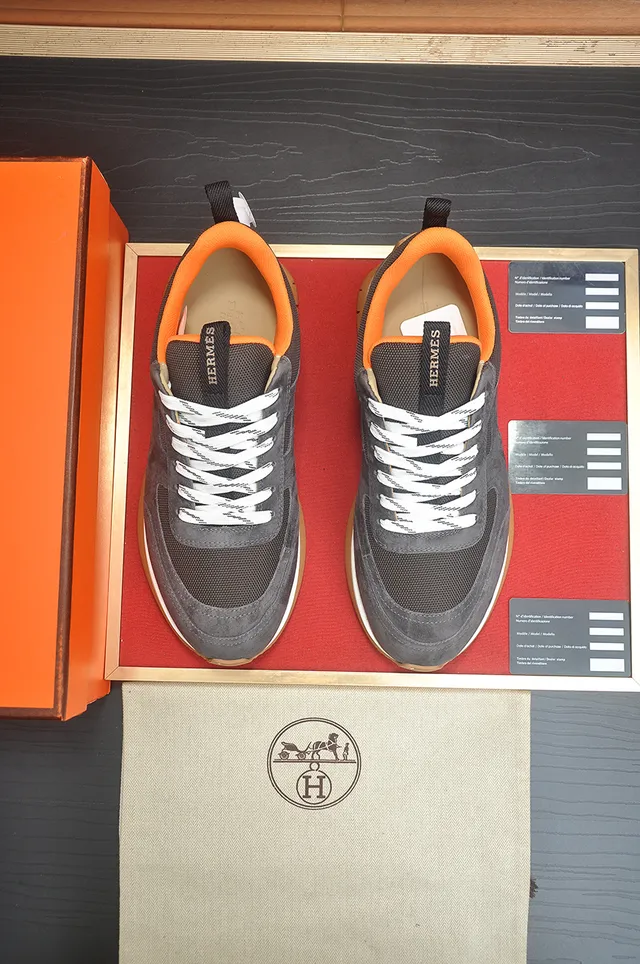 Gray Suede and Mesh Low-Top Lifestyle Sneaker 5