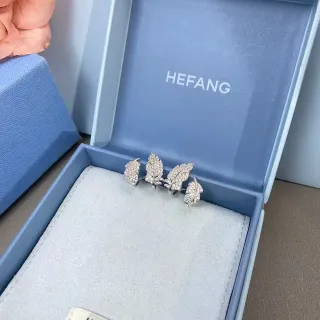 HEFANG أقراط ورقية باڤيه