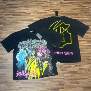 T-shirt jodspeed imprimé graphique Statue de la Liberté