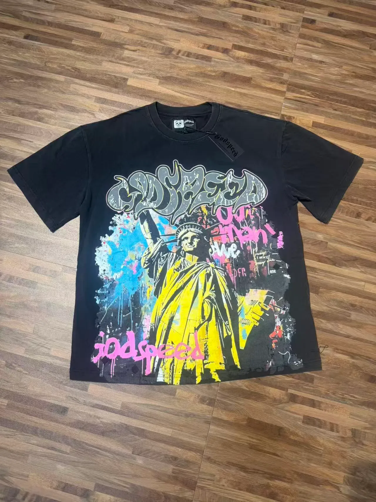 jodspeed Graphic Print Statue of Liberty T-Shirt 3