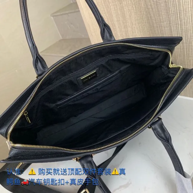 Montblanc Black Gold Pebbled Leather Hardware Boston Bag 2