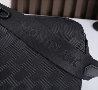 Montblanc حقيبة مبطنة سوداء كروس بودي 4
