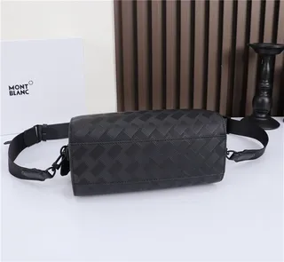 Montblanc حقيبة مبطنة سوداء كروس بودي 6