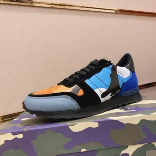 Zapatillas lifestyle de bajo corte en material mixto con paneles camo multicolores