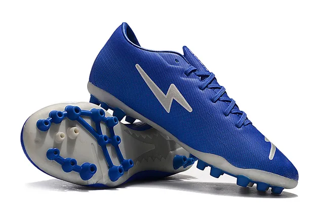 Orange et blanc tacheté Low-Cut Firm-Ground chaussures de football 15