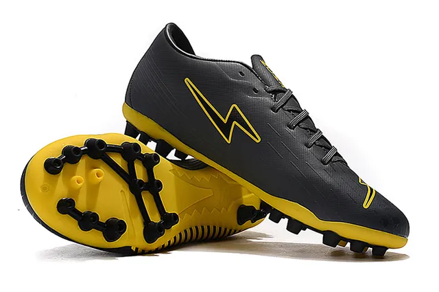 Orange et blanc tacheté Low-Cut Firm-Ground chaussures de football 21