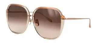 Oversized Geometric Black and Gold Sunglasses 7
