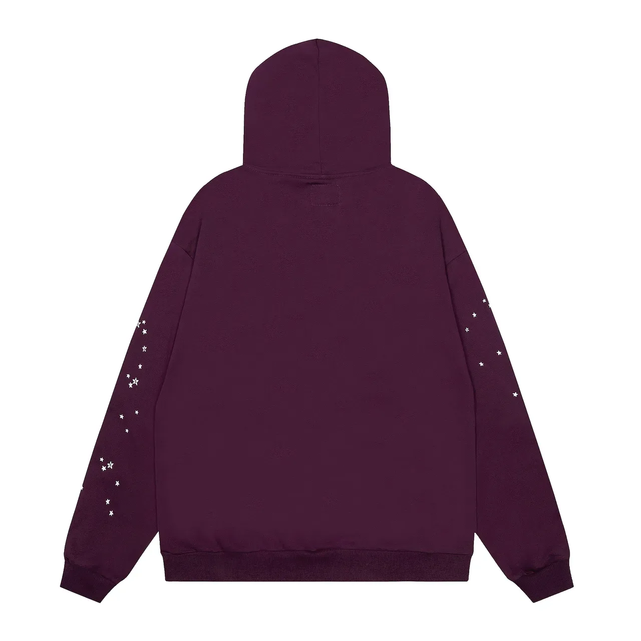 Tracksuit roxo com impressão gráfica de teia de aranha 3