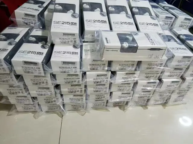 Shure SE215 Black Blue Sound Isolating Detachable Cable Sports Earphones 3