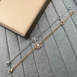 سوارات التعويذات الفلورية بلون فضي وذهبي باڤيه