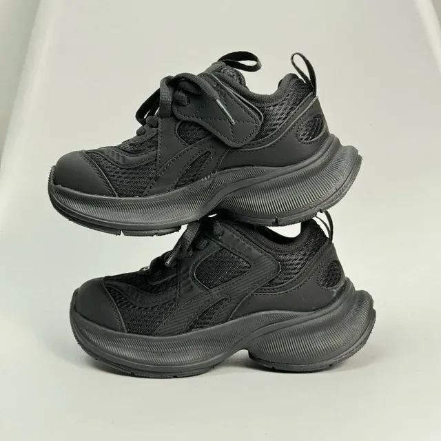 Silver and White Chunky Platform Sneaker 18