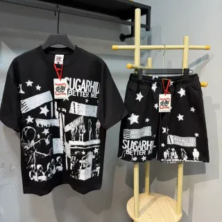 SUGARHILL Better Me Graphic Print Black Oversized T-Shirt