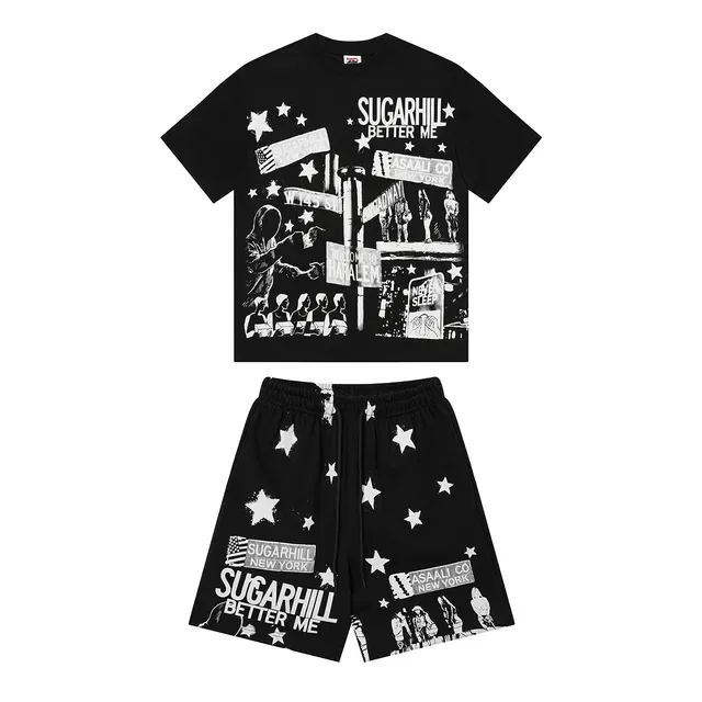 SUGARHILL Better Me Graphic Print Black Oversized T-Shirt 3