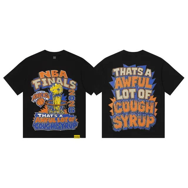 تي شيرت That's A Awful Lot of Cough Syrup نهائيات NBA 2026 نيويورك نيكس 6